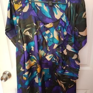 Lane Bryant ruffled blouse